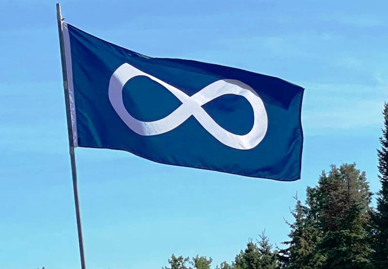 The Métis flag, flying proud!